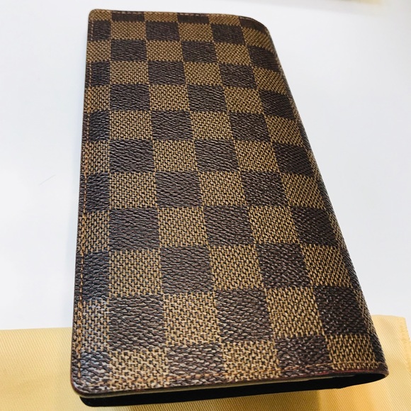 🌟GENUINE LOUIS VUITTON Damier Ebene Brazza Wallet - Picture 8 of 16